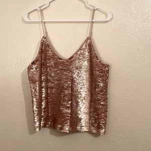 Rose gold tank top!